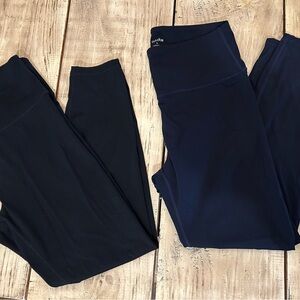 Black and Navy Leggings - NEW!